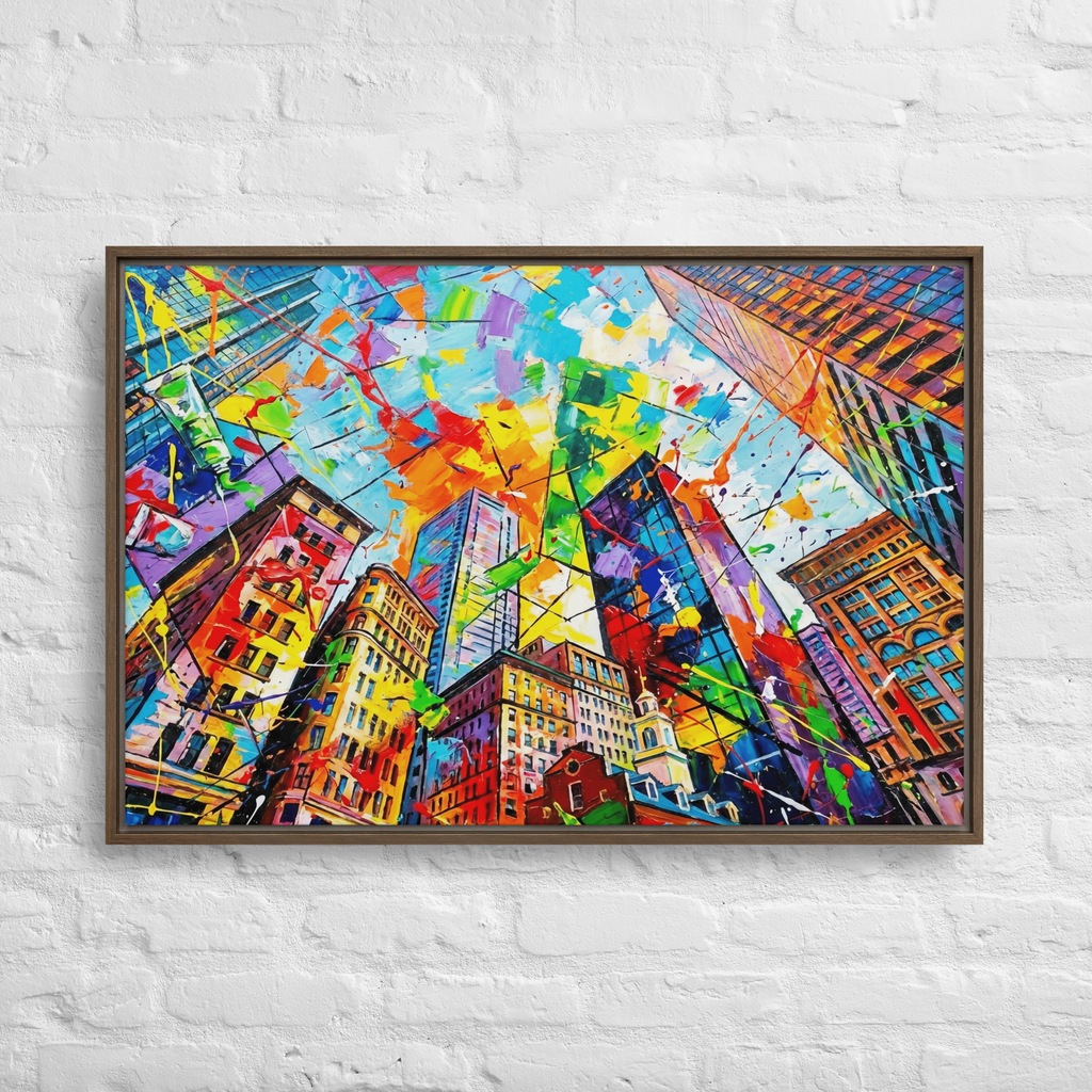 Colorful Mayhem | Digital Painting | Framed Canvas | Paint & Pixel |  |   |  Paint & Pixel