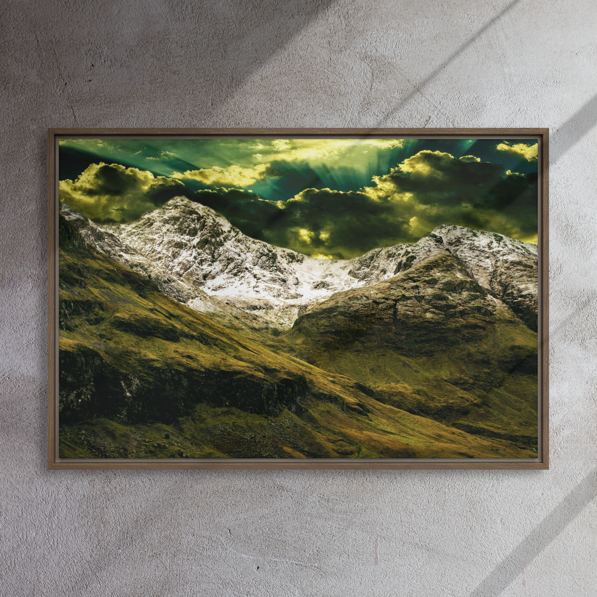 Looming White Beast | Digital Painting | Framed Canvas | Paint & Pixel |  |   |  Paint & Pixel