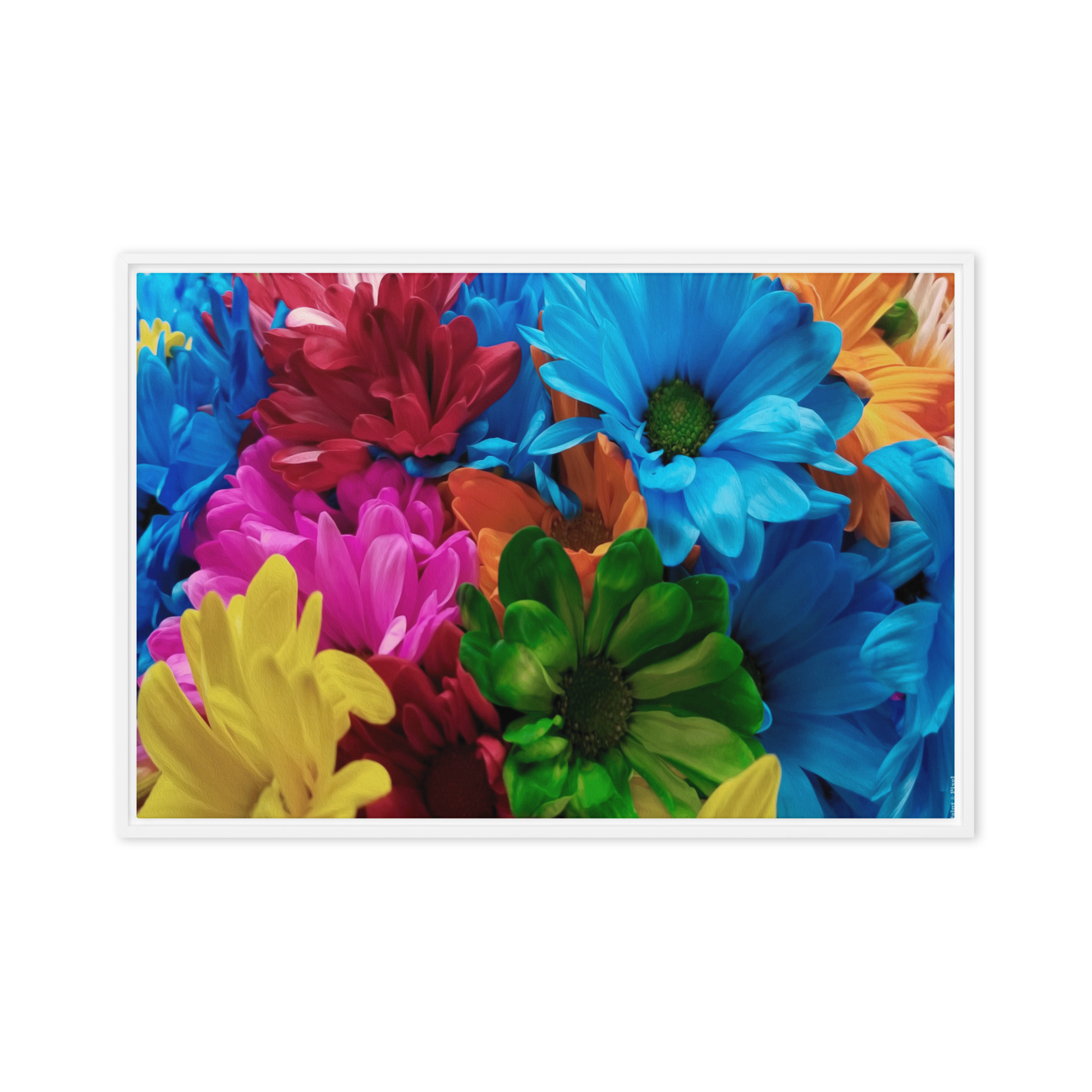 Vivid Convergence | Digital Painting | Framed Canvas | Paint & Pixel |  |   |  Paint & Pixel