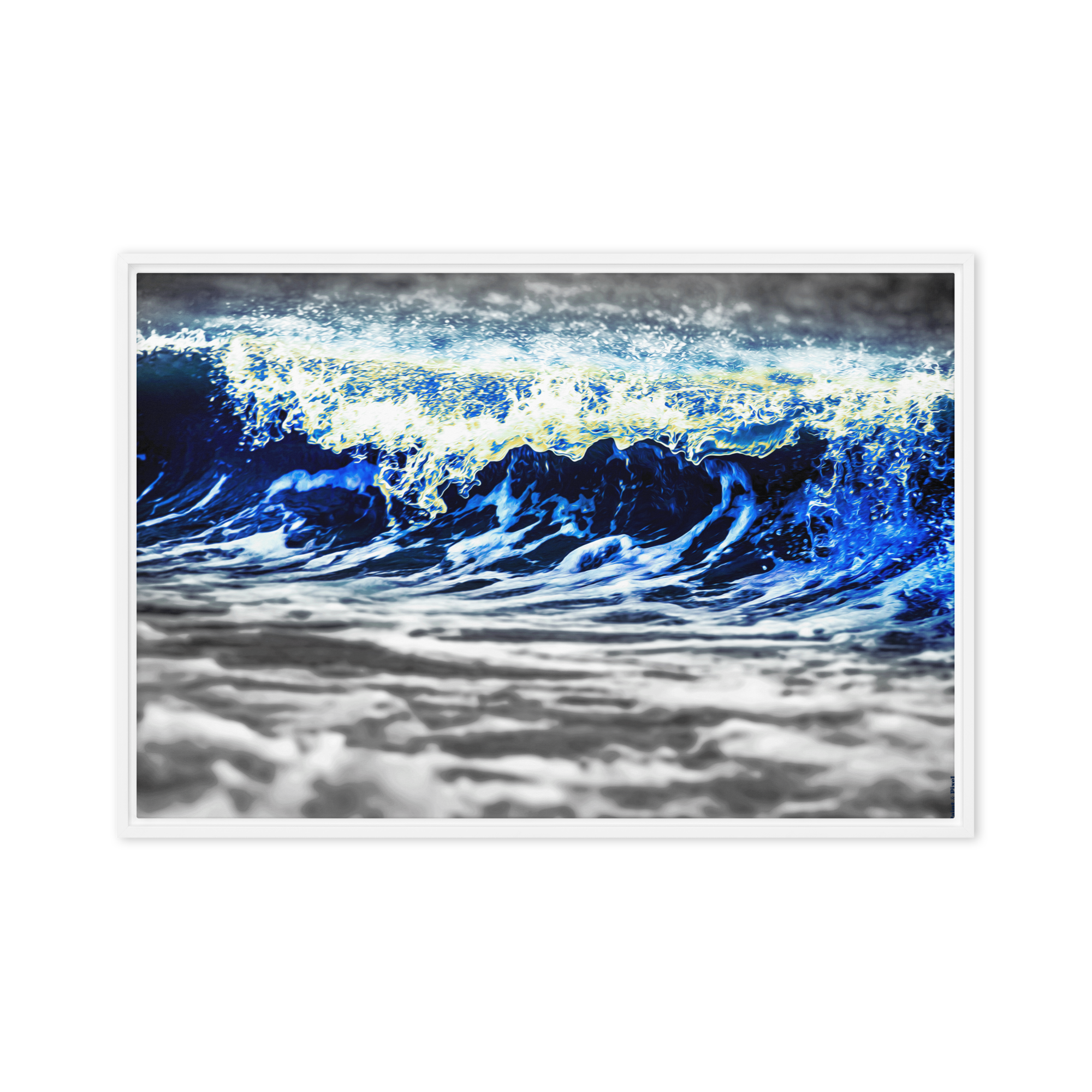 Radiant Sea | Digital Painting | Framed Canvas | Paint & Pixel |  |   |  Paint & Pixel