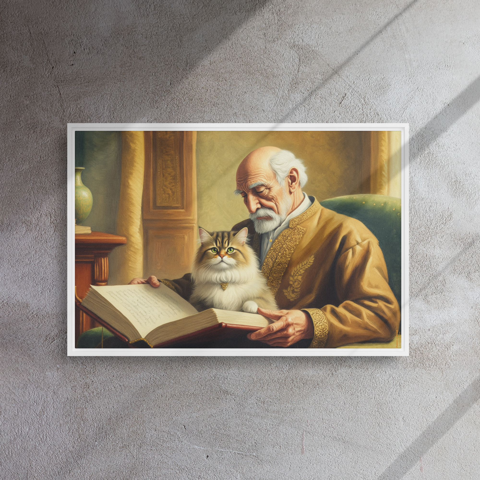 Philosopher and His Muse | Digital Painting | Framed Canvas | Paint & Pixel |  |   |  Paint & Pixel