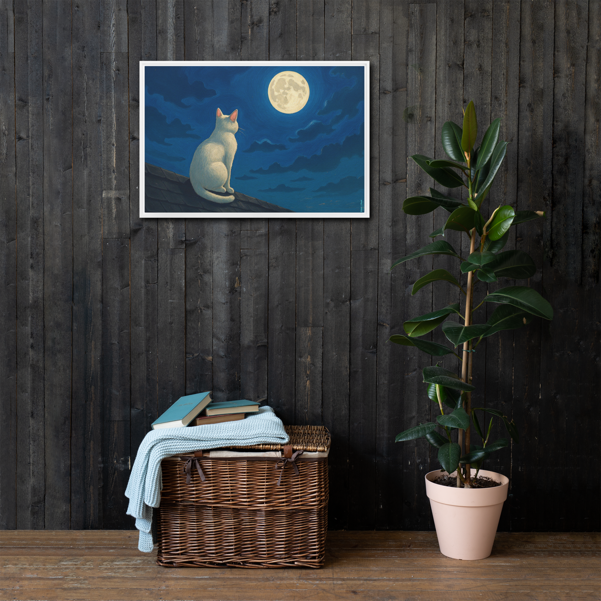 The Watcher | Digital Painting | Framed Canvas | Paint & Pixel |  |   |  Paint & Pixel