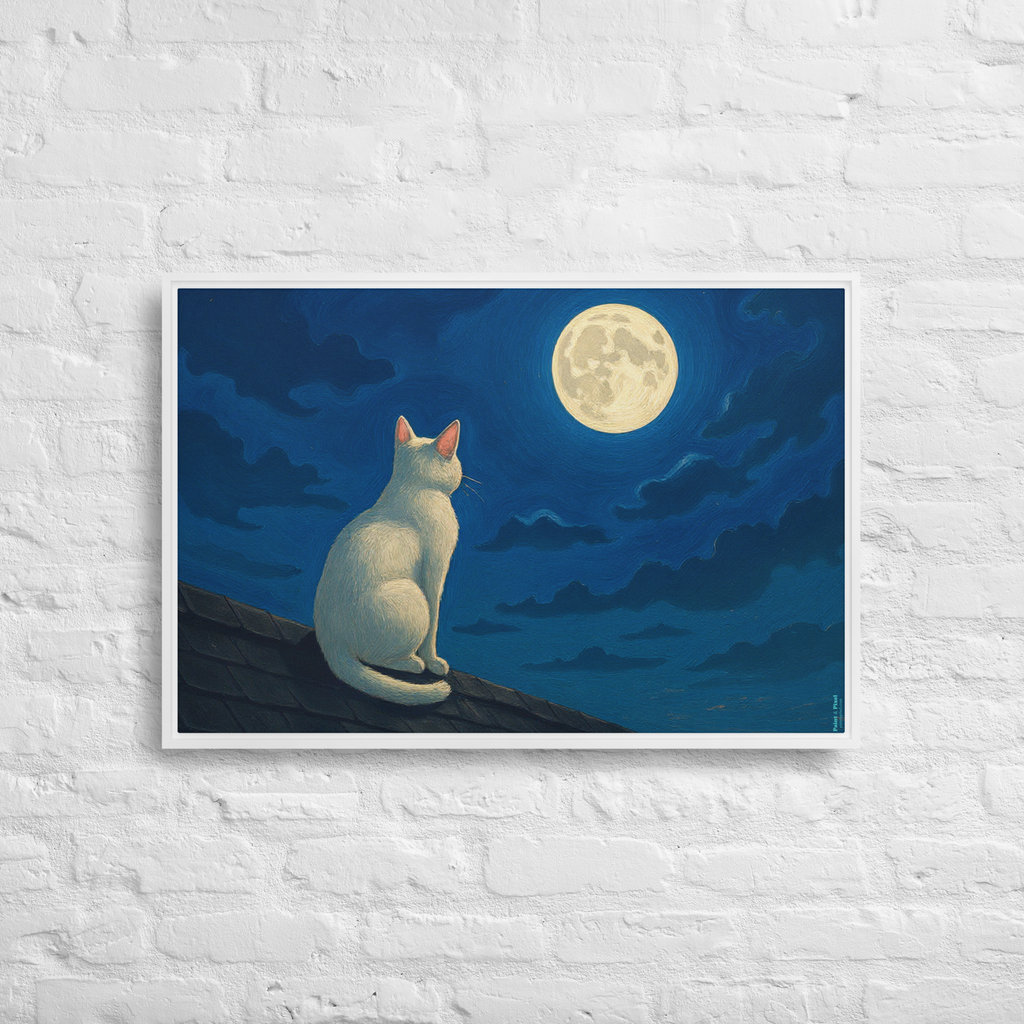 The Watcher | Digital Painting | Framed Canvas | Paint & Pixel |  |   |  Paint & Pixel