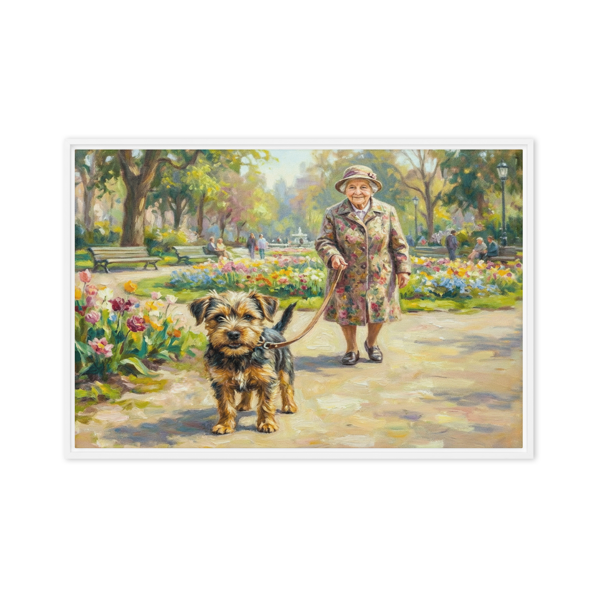 The Lady and the Leader | Digital Painting | Framed Canvas | Paint & Pixel |  |   |  Paint & Pixel