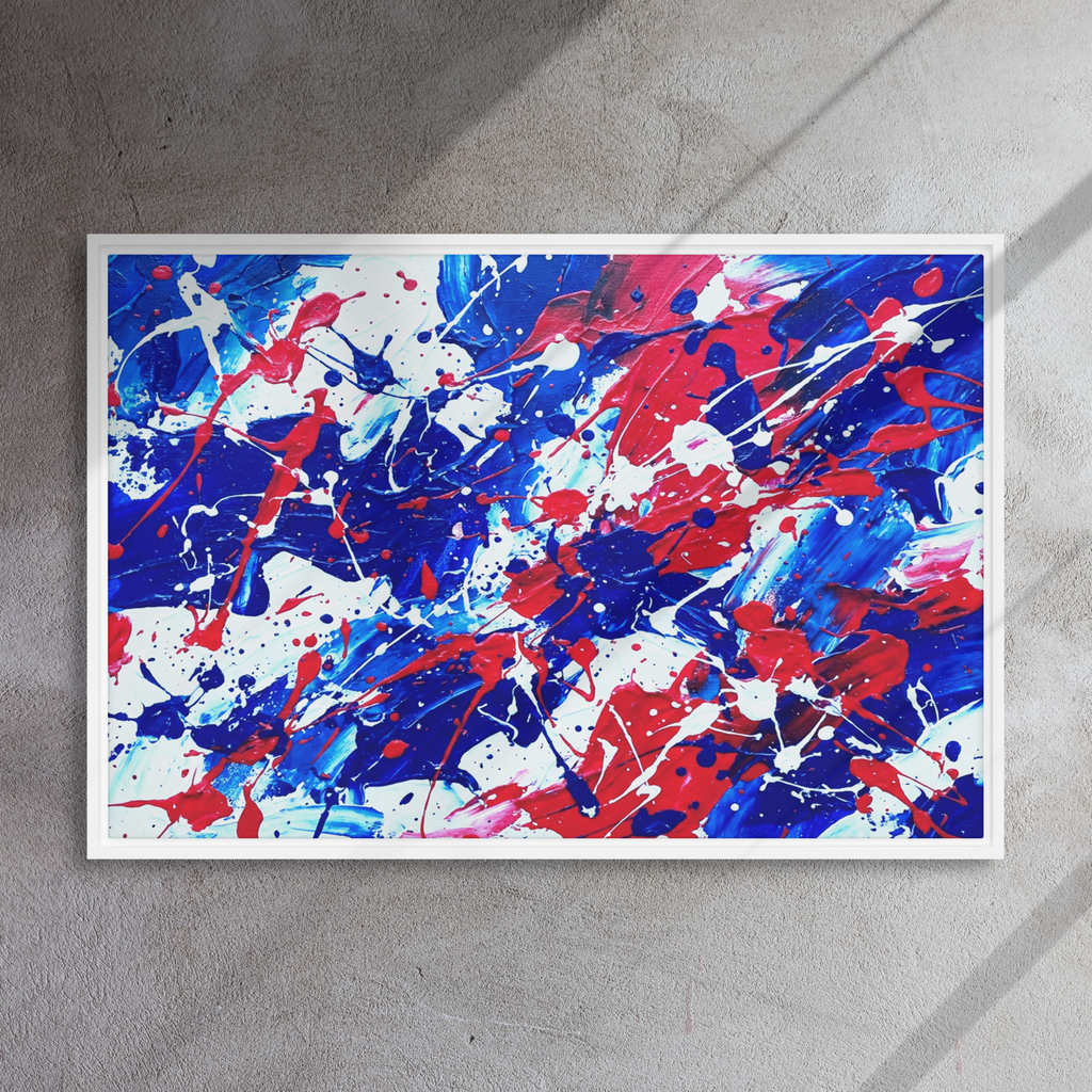 Australia’s Veins | Digital Painting | Framed Canvas | Paint & Pixel |  |   |  Paint & Pixel