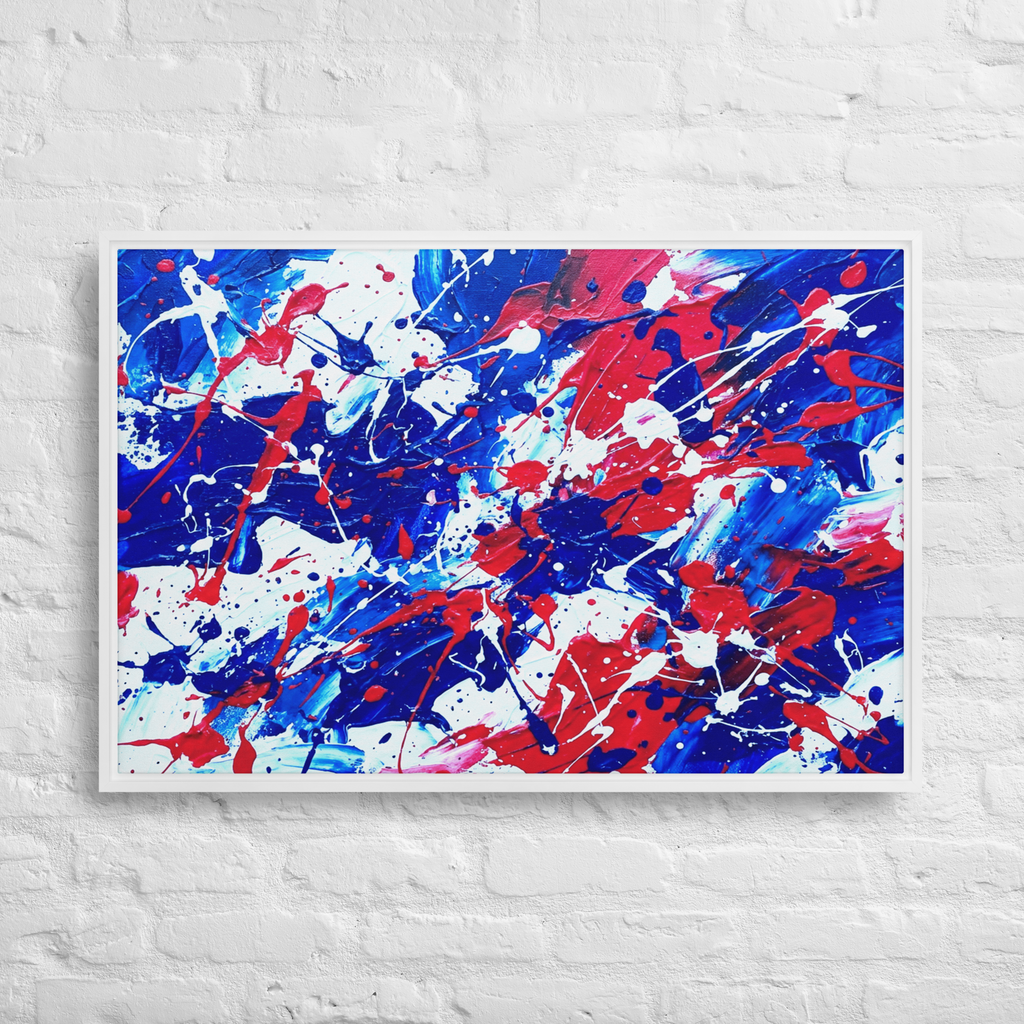 Australia’s Veins | Digital Painting | Framed Canvas | Paint & Pixel |  |   |  Paint & Pixel