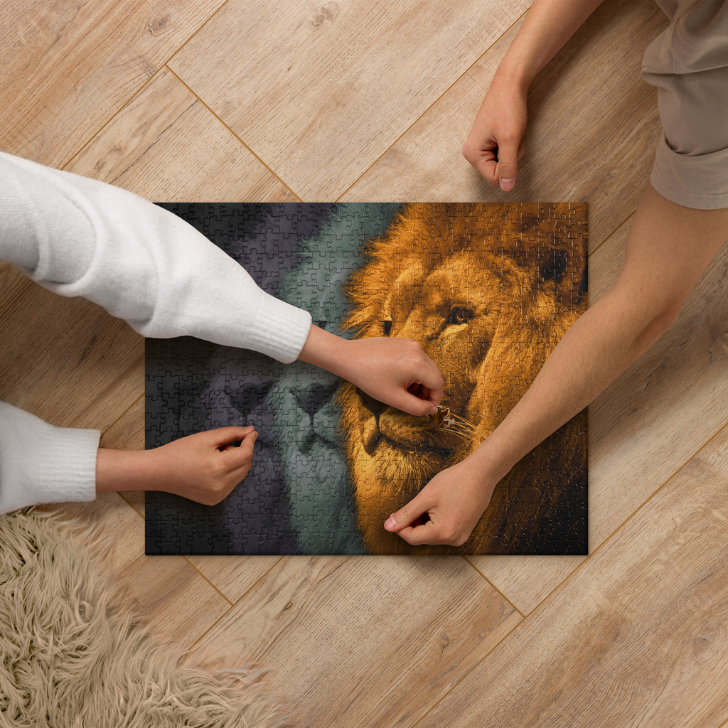 Lion's Shadows | Digital Painting | Jigsaw Puzzle | Paint & Pixel |  |   |  Paint & Pixel